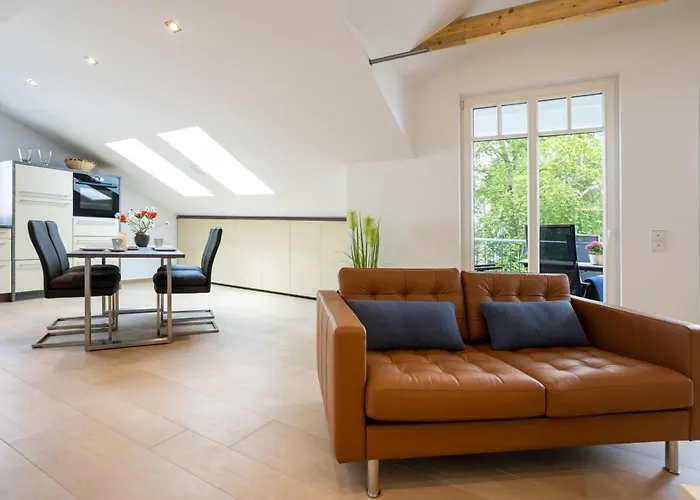 Apartament Beatrice - We 13 Mit Eigener Sauna, 2 Dachterrassen, Kleiner Meerblick Binz